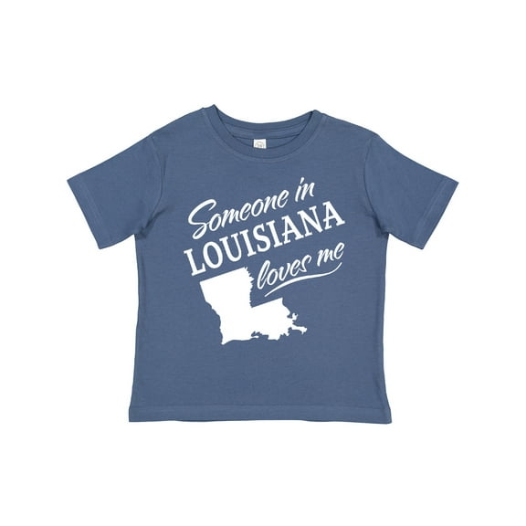 Inktastic Someone in Louisiana Loves Me Boys or Girls Toddler T-Shirt