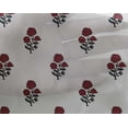 thumbnail image 4 of oneOone Georgette Viscose Fabric Leaves & Floral Block Printed Craft Fabric BTY 42 Inch Wide, 4 of 5