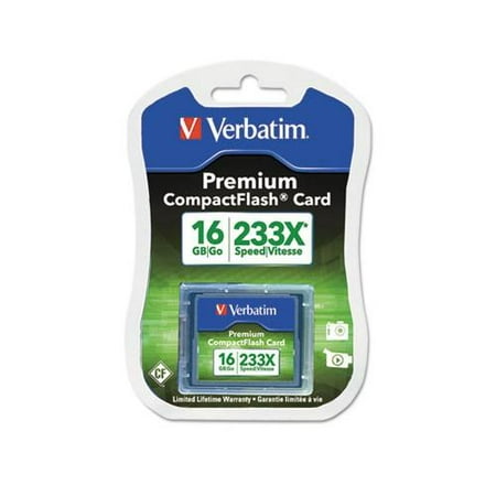 Verbatim Premium CompactFlash Memory Card VER97982