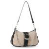 Bolso Hobo informal para mujer, Bolso de cuero de gran capacidad para axila, Bolso femenino para otoño e invierno