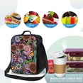 thumbnail image 4 of Naloa Vintage Floral Lunch box Lunch bag for men women Large capacity Lunchbox Insulated Lunch bag Lunch box cooler, 4 of 7