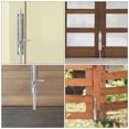 thumbnail image 4 of HEALEEP 2Pcs Silver Barrel Bolt Lock for Main Doors and Wooden Gates Stainless Steel Durable, 4 of 8