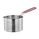 thumbnail image 4 of Escurridor de pasta de acero inoxidable, colador de fideos, cesta para freír, espumadera para alimentos 14 centímetros, 4 of 9