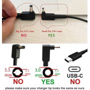 Replacement AC Adapter Charger for Acer Chromebook (not USB-C Plug tip)