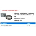 thumbnail image 2 of Camshaft Repair Sleeve - Compatible with 1999 - 2004 Nissan Frontier 3.3L V6 2000 2001 2002 2003, 2 of 2