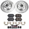 thumbnail image 3 of PowerStop Rear Z23 Evolution Sport Carbon-Fiber Ceramic Brake Pad and Drilled & Slotted Rotor Kit Fits: VOLKSWAGEN Select Models K7811, 3 of 10