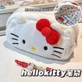 thumbnail image 2 of Estuche para lápices con forma de gatito de Sanrio, bonito estuche para maquillaje con dibujos de Hello Kitty, estuche para lápices de gran capacidad para estudiantes, 2 of 5