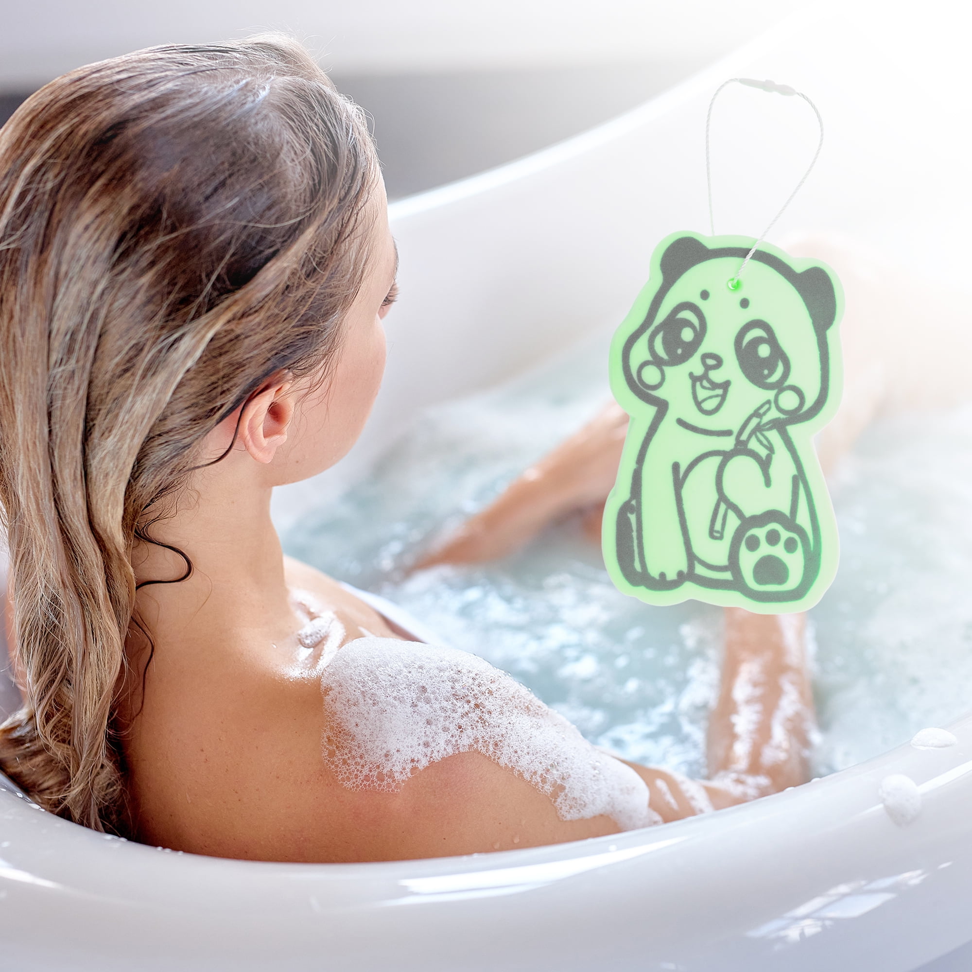 Unique Bargains Cartoon Bath Brush 4.53"x2.76"x1.1" Green