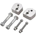 thumbnail image 1 of Aluminum Handlebar Risers 1 inch(25mm) Rise - CNC Machined Aircraft-Grade Billet, Anodized Silver - Enhanced Ergonomic Riding Position for Yamaha FJR1300 (2006-2019) - Includes Handlebar Riser Set &, 1 of 3