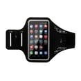 thumbnail image 1 of Brazalete con soporte para teléfono para correr, brazaletes deportivos para teléfono celular para mujeres, hombres, corredores, trotar, caminar, hacer ejercicio y hacer ejercicio en el gimnasio., 1 of 6
