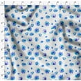 thumbnail image 4 of Soimoi Florals Printed, Polyester Fleece, Fabric by The Yard Sewing DIY Stretch Fabric 56 Inches Wide, WarmFabric for Hats, Coats, Gloves, Blankets, White, 4 of 6