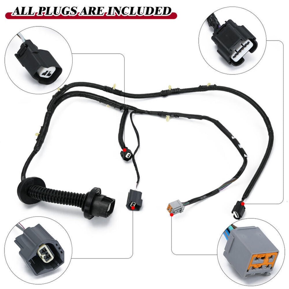 Car RH Rear Door Wiring Harness Jumper w/ Power For Ford F150 CREW Cab 2009-2014