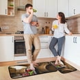 thumbnail image 6 of SKYSONIC Red Wine Grapes Kitchen Rugs Set of 2, Wooden Barrel Floor Runner Area Rug Washable Carpet Mat Perfect for Living Room Bedroom Entryway, 6 of 7