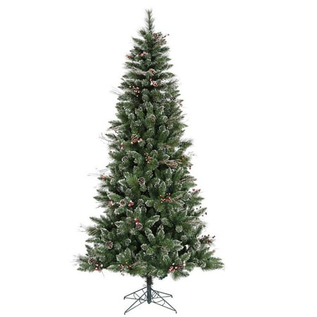 vickerman 6 snow tipped pine and berry artificial vickerman 6 snow tipped pine and berry artificial