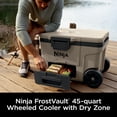 thumbnail image 2 of Cooler Ninja Outdoor FrostVault con ruedas de abedul de 65 cuartos de galón, beige, 2 of 8