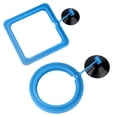 thumbnail image 1 of 2 piezas de anillo de alimentación para peces, alimentador de alimentos flotante seguro para peces, círculo azul, con ventosa, fácil de instalar, acuario, cuadrado y redondo, 1 of 5