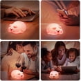 thumbnail image 4 of Pig Night Light for Kids Kawaii Bedside Lamps, Touch Dimmable Nursery Light Baby Sleep Training Lamp for Children Gifts Room Decor, 4 of 4