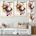 thumbnail image 4 of Designart Pink Watercolor Abstract Canvas Wall Art, 4 of 5
