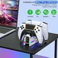 thumbnail image 6 of PS5 Controller Charger Station Compatible with PlayStation 5 Faceplates Edge & Dual Controller, 9 Lightings PS5 Accessories Charging Station, PS 5 Dock Stand with LED Indicator & On-off Switch & Cabl, 6 of 9