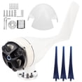 thumbnail image 3 of Loewten Small Wind Generator, 3 Blades Wind Generator, Convenient Injection‑Molded For Marine Home Charging Terraces, 3 of 8