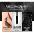 thumbnail image 6 of 4D Mascara, Eyelash Enhancer, Waterproof Curling Lengthening Mascara for Fast Drying Thick Lashes, Compact Velvet Brush, Easy to Use Eye Makeup Tool, 6 of 9