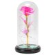 thumbnail image 1 of Rose in Glass Dome with Lights LED Artificial Rose Flower Gifts Light Up Rose in Glass Dome for Women Mom Grandma Wife Pink, 1 of 5