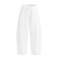 thumbnail image 5 of Landzoo Teen Girls Athletic Pants Curved Leg Sweatpants With Pockets And Drawstring Fall Casual Kid Girls Baggy Trousers, 5 of 5