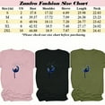thumbnail image 3 of ZunFeo Womens Summer Tops Crew Neck Cute Junior Tops Casual Short Sleeve Printed Loose Tee Shirts, 3 of 4