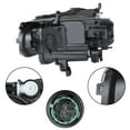 thumbnail image 4 of Headlight Assembly Replacement for 2014-2018 Cherokee Halogen Projector Black Headlight Passenger Right Side CH2503249, 4 of 7
