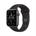 thumbnail image 1 of Restored Apple Watch Series SE (GPS + Cellular, 40mm) Space Gray Aluminum Case + Black Band - Very Good (Refurbished), 1 of 3