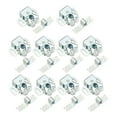 thumbnail image 1 of 10PCS Door Lock Door Touch Latch Cabinets Interlock Switch Chassis Cabinet Spring Ball Locker Adjustable Door Buckle (Silver), 1 of 6