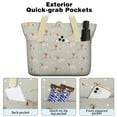 thumbnail image 2 of Tote Bag for Women - Labrador Dog Shoulder Bag - Large Utility Work Duffle Bag with Zipper Handbag for Travel, Work, Sprots, 2 of 5