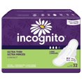 thumbnail image 1 of Incognito Ultra Thin Contact Long Winged Pads, 32 pads, 1 of 4