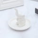 thumbnail image 1 of Bandeja de cerámica para joyas | Plato decorativo con forma de elefante | Soporte y organizador de anillos | Pequeño plato para guardar objetos pequeños en el tocador, la cómoda o la mesita de noche, 1 of 7