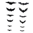 thumbnail image 4 of Murciélagos Decoración de Pared Suministros para Fiestas Decoración de Halloween Pegatinas Decorativas de Pared para Hacer Tú Mismo 12 piezas, 4 of 9