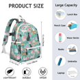 thumbnail image 6 of Labrador Dogs with Flowers Backpack for School,Cute School Bag,Schoolbag with Adjustable Shoulder Straps & Padded Back,13.4"x11"x4.7", 6 of 6