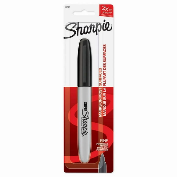 Marqueur Permanent Sharpie Super, pointe fine, noir 1 unité