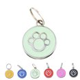 thumbnail image 1 of Paw Pet Tag Zinc Alloy Enameled Engravable Dog ID Tag Cat Personalized Tag, 1 of 10