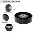 thumbnail image 4 of Unique Bargains Drive Belt Idler Pulley for Audi A4 2002-2009 Serpentine Tensioner Pulley Idler with Bolt Washer No.06B903341B Plastic Black 1 Pcs, 4 of 6