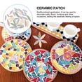 thumbnail image 3 of SKISUNO Ceramic Petal Tiles Multicolor Para Y Suministros DIY Fácil De Usar, 3 of 7