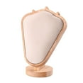 thumbnail image 3 of Esquirla Necklace Display Stand Chain Rack Mannequin Model for Store Bedroom Showcase Beige Suede, 3 of 8