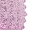 thumbnail image 3 of DII Mauve Round Crochet Bath Mat, 27.5x27.5", 3 of 4