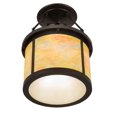thumbnail image 6 of Meyda Tiffany 188137 Arts And Crafts 4 Light 20" Wide Semi-Flush Drum Ceiling Fixture -, 6 of 7