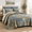 Rustic Sage Patchwork-Queen, variant on Rustic Sage Patchwork King Size Cotton Patchwork Quilt Set All Season Bedding
