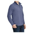 thumbnail image 4 of Yellow Rooster Men's Sport Wick Stretch 1/2 Zip Pullover True Navy Heather L, 4 of 7