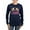 Navy, variant on CafePress - Kindergarten I Love Pink Ladybugs Long Sleeve T Sh - Women's Long Sleeve Graphic Tee Casual Fit
