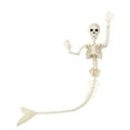 thumbnail image 4 of Kezqiaxn Halloween Decorations Outdoor Mermaid Skeleton, Halloween Skeleton Mermaid with Posable Movable Joints And Soft Tail for Halloween Decoration Decor Spooky Scene Party Favors White, 4 of 9