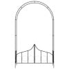 thumbnail image 7 of vidaXL Garden Arch Black Powder-coated Iron Large Sturdy Garden Arch, 7 of 7