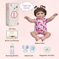 thumbnail image 6 of RSG Reborn Baby Dolls 20 inch Soft Cloth Body Newborn Baby Adorable Smiling Dolls with Clothes for Kids Age 3+, 6 of 10