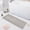 Neautral Gingham Pattern, variant on Haosy Pied De Poule Pattern Bathroom Rugs Non Slip Absorbent Soft Plush Quick Dry Bath Mat, 39"x20"